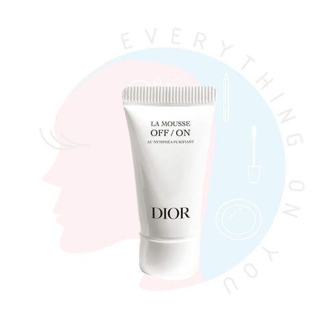 DIOR LA MOUSSE ON/OFF Mousse detergente viso unisex travel size da 5 ml