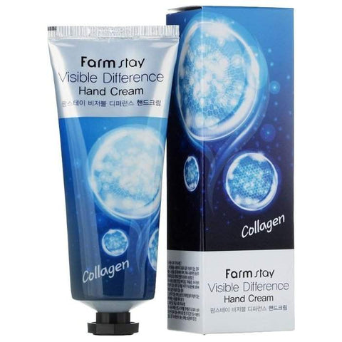 FarmStay Visible Difference crema mani al collagene da 100 g