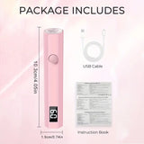 Mini Hand-held UV Nail Lamp rosa