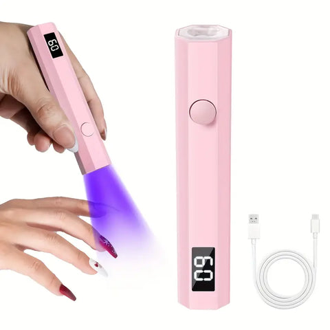 Mini Hand-held UV Nail Lamp rosa