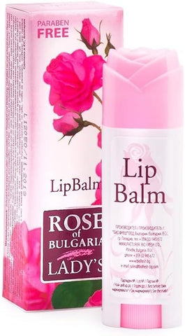 Rose of Bulgaria Rossetto protettivo con filtro UV e burro di karité 5 ml