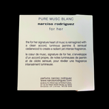Narciso Rodriguez Pure Musc Blanc For Her eau de parfum intense donna campioncino da 0,6 ml spray