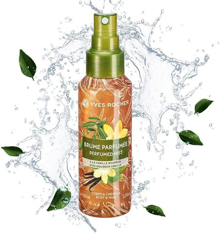 Yves Rocher Acqua Profumata Corpo e Capelli alla vaniglia da 100 ml spray