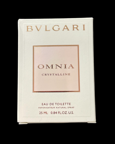 Bvlgari Omnia Crystalline eau de toilette donna da 25 ml spray Confezione Danneggiata