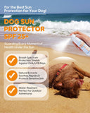 GJYC PET protezione solare per cani con filtro UVA/UVB e fattore SPF 25