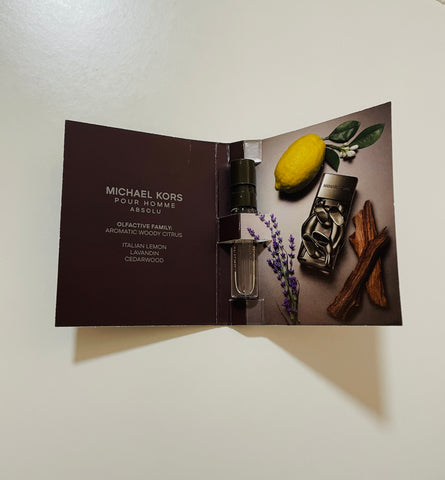 MICHAEL KORS Pour Homme Absolu eau de parfum uomo campioncino da 1,5 ml spray