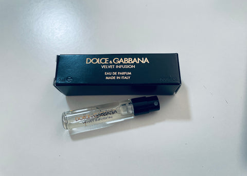 Dolce&Gabbana Velvet Infusion eau de parfum unisex campioncino da 2 ml spray