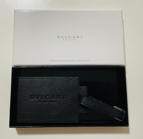 Bvlgari Parfums porte-etiquette de bagage nero