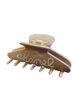 Chanel Beauty molletta per capelli beige con strass