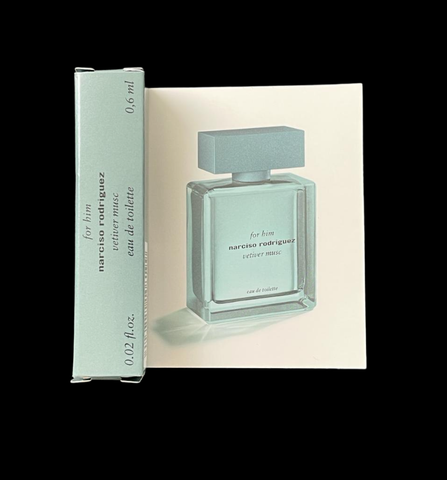 Narciso Rodriguez For Him Vetiver Musc eau de toilette uomo campioncino da 0,6 ml spray