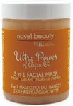 Novel Beauty by Fergio Bellaro Ultra Power Facial Mask maschera viso 3 in 1 all'olio di argan da 100 ml