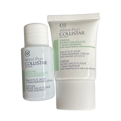 Collistar Attivi Puri Salicylic Acid + Niacinamide duo set unisex