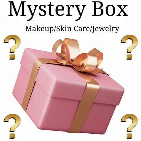 Luxury & Beauty Mistery Box assortita con make up, profumi, gioielli, cosmesi