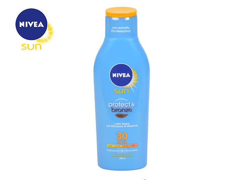 NIVEA SUN PROTECT&BRONZE LATTE CORPO SPF 30 DA 200 ML