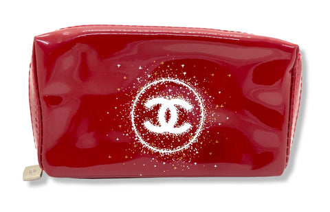 Chanel Beauty Case rosso lacca impermeabile Luxury And Beauty By Federica